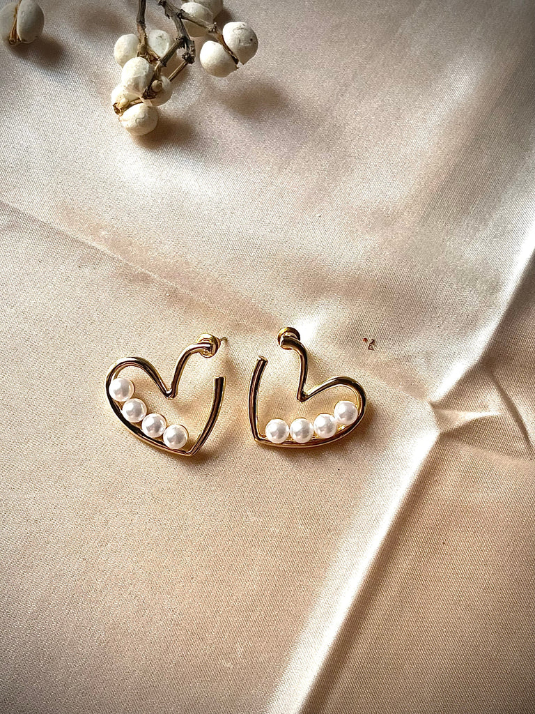 Just Lil Things Gold Pin Earrings jlt11477