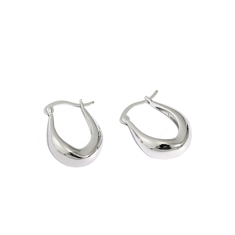 Just Lil Things Sliver Hoop Earrings jlt11567