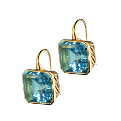 Just Lil Things Blue Pin Earrings jlt11620